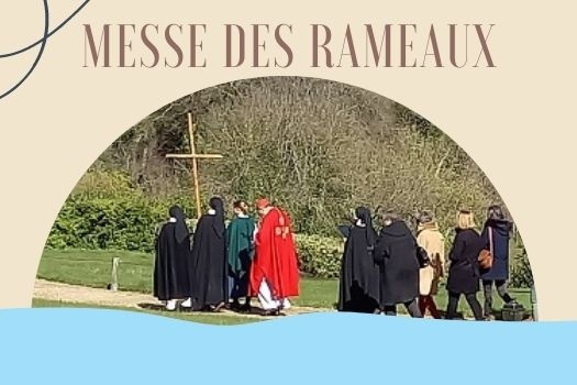 Photos de la célébration des Rameaux