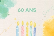 60e anniversaire de notre fondation